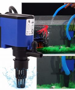 3-in-1 Multi-function Aquarium Filter Air Pump Aquarium Water Pump Fish Tank Circulating Water SpraySubmersible Purifier Filter