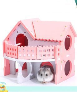 Hamster House Guinea Pig Cages Single-Double layer Skateboard Spinning Wheel Gerbil Mouse Chinchillas Squirrel Hamster Cage