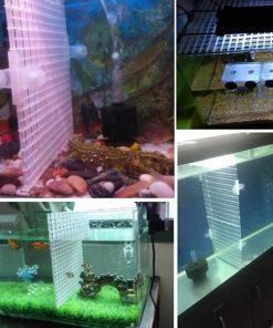 2pcs/set Aquarium Fish Tank Grid Divider Tray Crate Filter Bottom Isolate