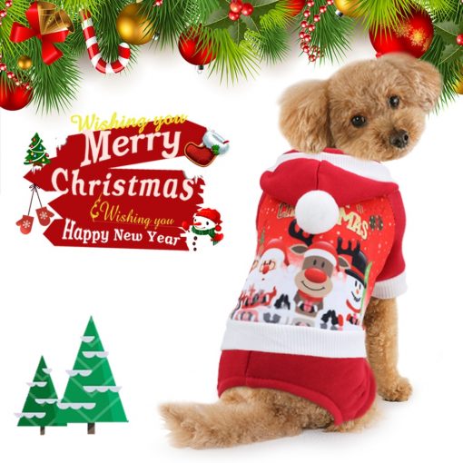 Christmas Dog Clothes for Dogs Coat Chihuahua Winter Halloween Costume for Small Big Dogs Pet Clothing Cat Hoodies Pet Clothing